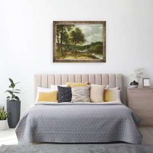 Tablou inramat - Roelandt Roghman - Un peisaj impadurit, 70 x 90 cm - Img 3