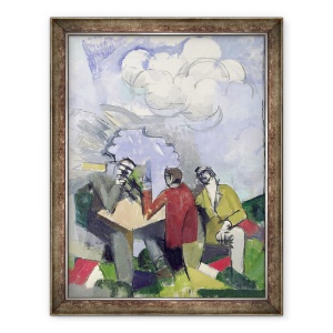 Tablou inramat - Roger de La Fresnaye - Cucerirea aerului, 60 x 80 cm