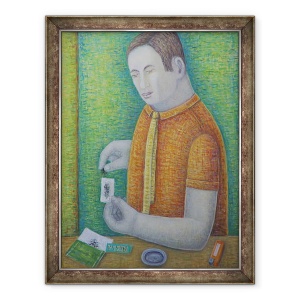 Tablou inramat - Ruth Addinall - Baiat de Aur, 70 x 90 cm