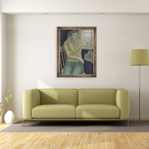 Tablou inramat - Ruth Addinall - Fata cu o bratara perla, 70 x 90 cm - Img 2