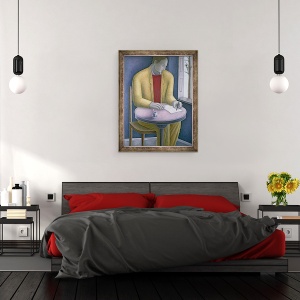 Tablou inramat - Ruth Addinall - Scrierea omului, 70 x 90 cm - Img 3