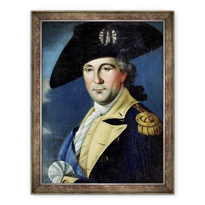Tablou inramat - Samuel King - George Washington 1732-99, 70 x 90 cm