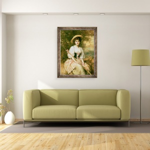 Tablou inramat - Samuel Luke Fildes - Doamna Stuart M. Samuel ca Phyllida, 60 x 80 cm - Img 2