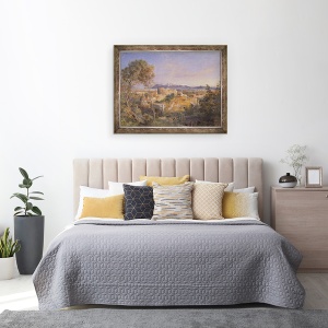 Tablou inramat - Samuel Palmer - O vedere a Romei Antice, 70 x 90 cm - Img 3