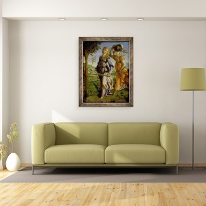 Tablou inramat - Sandro Botticelli - intoarcerea lui Judith, 60 x 80 cm - Img 2