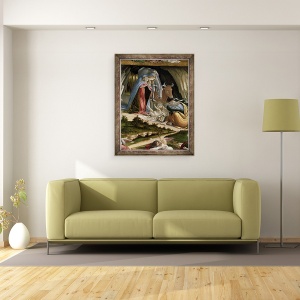 Tablou inramat - Sandro Botticelli - Nasterea mistica, 70 x 90 cm - Img 2