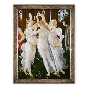 Tablou inramat - Sandro Botticelli - Primavera, detaliu al celor Trei Gratii, 70 x 90 cm