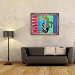 Tablou inramat - Sara Hayward - Abstract II 60 x 80 cm - Img 2