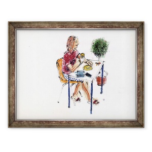 Tablou inramat - Sara Hayward - Cafe, 60 x 80 cm