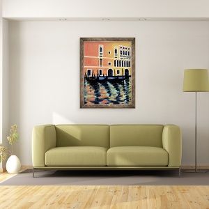 Tablou inramat - Sara Hayward - Canal Grande I, 60 x 80 cm - Img 2