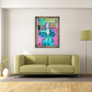 Tablou inramat - Sara Hayward - Elle 6, 70 x 90 cm - Img 2
