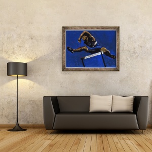 Tablou inramat - Sara Hayward - Hurdler, 70 x 90 cm - Img 2