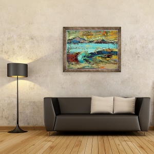 Tablou inramat - Sara Hayward - Mareea scazuta, 70 x 90 cm - Img 2