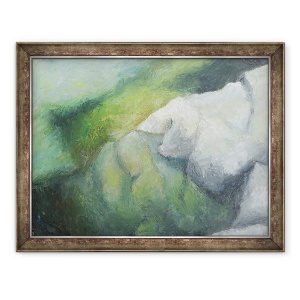 Tablou inramat - Sara Studd - Pe stanci, 70 x 90 cm