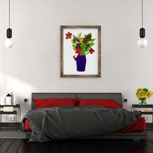 Tablou inramat - Sarah Thompson-Engels - Oala mov 2020, 60 x 80 cm - Img 3