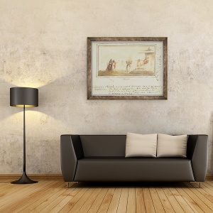 Tablou inramat - scoala engleza - Phryne, 60 x 80 cm - Img 2
