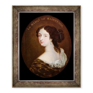 Tablou inramat - Scoala Franceza - Francoise dAubigne 1635-1719 Marquise de Maintenon, 50 x 60 cm