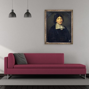 Tablou inramat - Scoala Franceza - Pierre Nicole 1625-95, 50 x 60 cm - Img 2