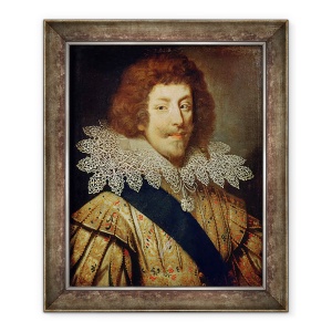 Tablou inramat - Scoala Franceza - Portret De Henri 1595-1632 Duce de Montmorency, 70 x 85 cm