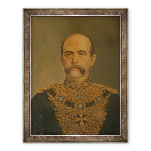Tablou inramat - Scoala germana - Printul Otto von Bismarck in uniforma lui Diplomat, 60 x 80 cm