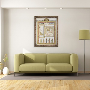 Tablou inramat - Scoala Islamica - Moscheea Medina, 60 x 80 cm - Img 2