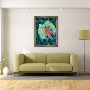 Tablou inramat - Scott J. Davis - Ceai Rose 4, 60 x 80 cm - Img 2