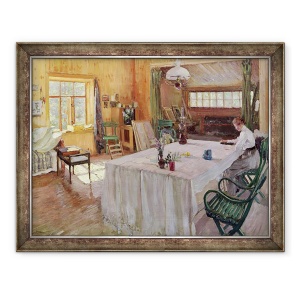 Tablou inramat - Sergei Arsenevich Vinogradov - in Casa Artistului Konstantin Korovin 1861-1939 1907, 70 x 90 cm