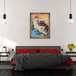 Tablou inramat - Sheri Gee - Contemplarea unui moment, 2010, 60 x 80 cm - Img 2