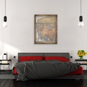 Tablou inramat - Soghdian - Rustam eroic, de la Penjikent, 70 x 90 cm - Img 3