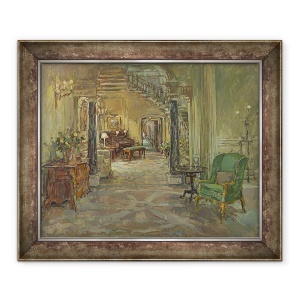 Tablou inramat - Susan Ryder - Scara argintie, 50 x 60 cm