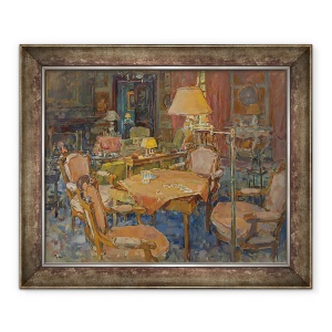 Tablou inramat - Susan Ryder - Tabela de carti, 50 x 60 cm