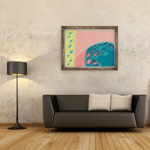 Tablou inramat - Sylver Bernat - Colectia Toscana, 60 x 80 cm - Img 2