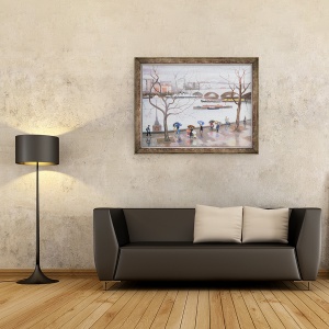 Tablou inramat - Terry Scales - Promenada Waterloo, 60 x 80 cm - Img 2