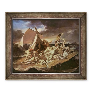 Tablou inramat - Theodore Gericault - Al doilea studiu pentru pluta Meduzei, 50 x 60 cm