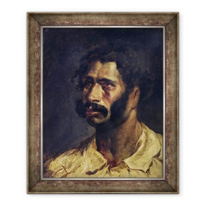 Tablou inramat - Theodore Gericault - Portret De Dulgher De Medusa, 50 x 60 cm