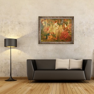 Tablou inramat - Thomas Edwin Mostyn - Copilul, 60 x 80 cm - Img 2