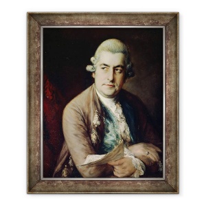 Tablou inramat - Thomas Gainsborough - Johann Christian Bach, 50 x 60 cm