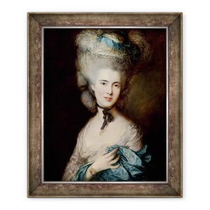 Tablou inramat - Thomas Gainsborough - Portretul Ducesei de Beaufort, 50 x 60 cm