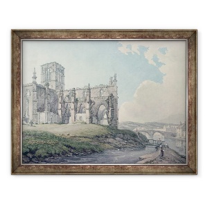 Tablou inramat - Thomas Hearne - Biserica stareta, Haddington, 70 x 90 cm