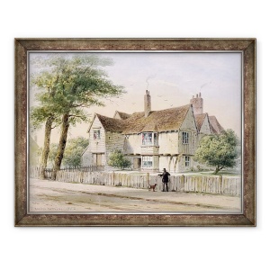 Tablou inramat - Thomas Hosmer Shepherd - Casa Rectoriala, Butts Newington, 60 x 80 cm