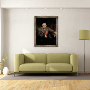 Tablou inramat - Thomas Phillips - Portret De Sir Joseph Banks, 70 x 90 cm - Img 2