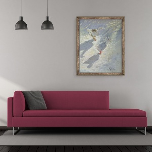 Tablou inramat - Timothy Easton - impotriva pantei, 50 x 60 cm - Img 2