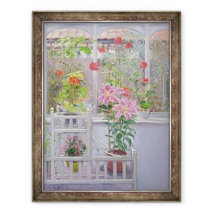 Tablou inramat - Timothy Easton - Prin fereastra Conservatorului, 70 x 90 cm