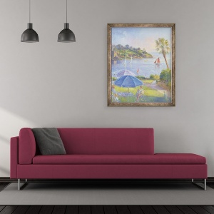 Tablou inramat - Timothy Easton - Umbre si vele, 50 x 60 cm - Img 2