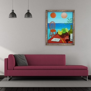 Tablou inramat - Timothy Nathan Joel - Zilele Dulan,2012, 50 x 60 cm - Img 2