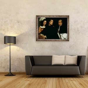 Tablou inramat - Titian - Concert intrerupt, 60 x 80 cm - Img 2