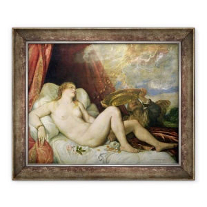 Tablou inramat - Titian - Danae, 50 x 60 cm