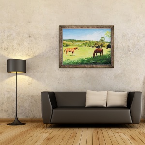 Tablou inramat - Tony Fandino - Cai la pasunat I, 70 x 90 cm - Img 2