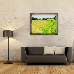 Tablou inramat - Tony Fandino - Camp de grau II, 70 x 90 cm - Img 2