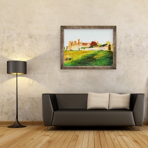 Tablou inramat - Tony Fandino - Casa Knole in timpul verii, 70 x 90 cm - Img 2